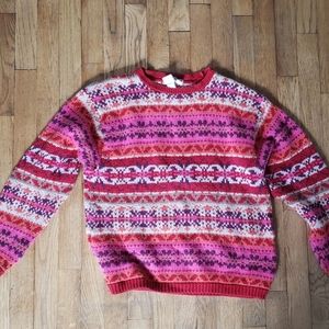 Multi colored knit sweater